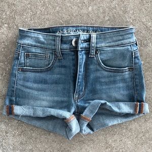 AMERICAN EAGLE Blue Jean Shorts